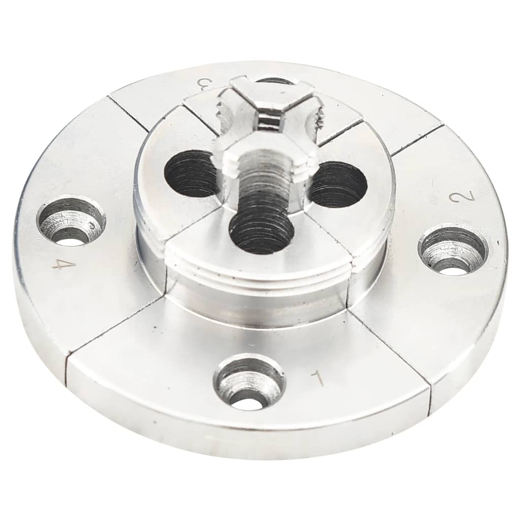 vidaXL Set de mandrine pentru lemn autocentrante, 3,75 inci, oțel