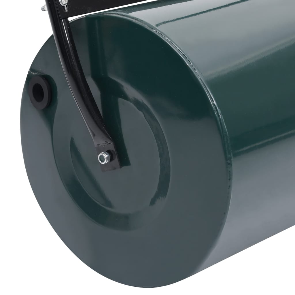 vidaXL Tăvălug de gazon, verde și negru, 63 cm, 50 L vidaXL Tăvălug de gazon, verde și negru, 63 cm, 50 L