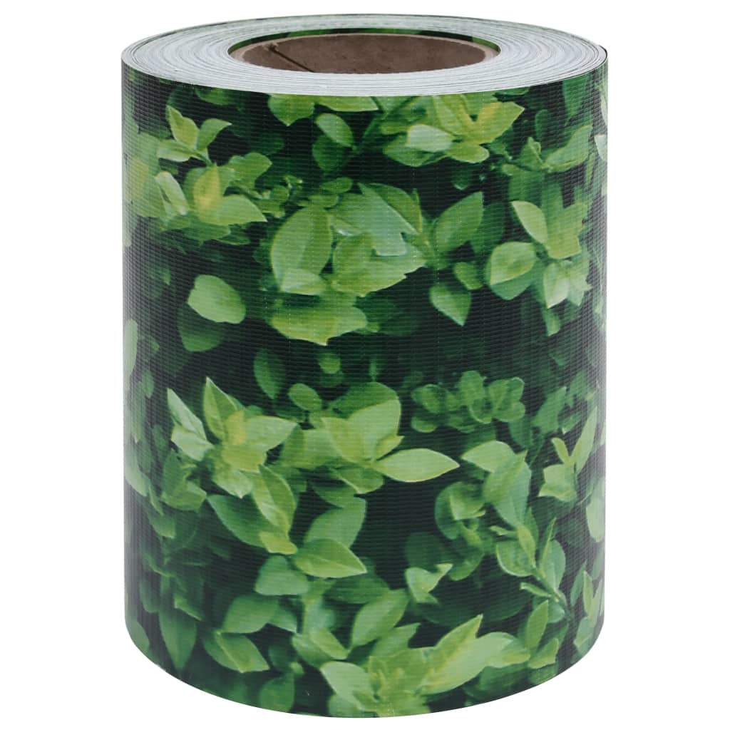 vidaXL Panou de intimitate grădină, verde, 70 x 0,19 m, PVC vidaXL Panou de intimitate grădină, verde, 70 x 0,19 m, PVC