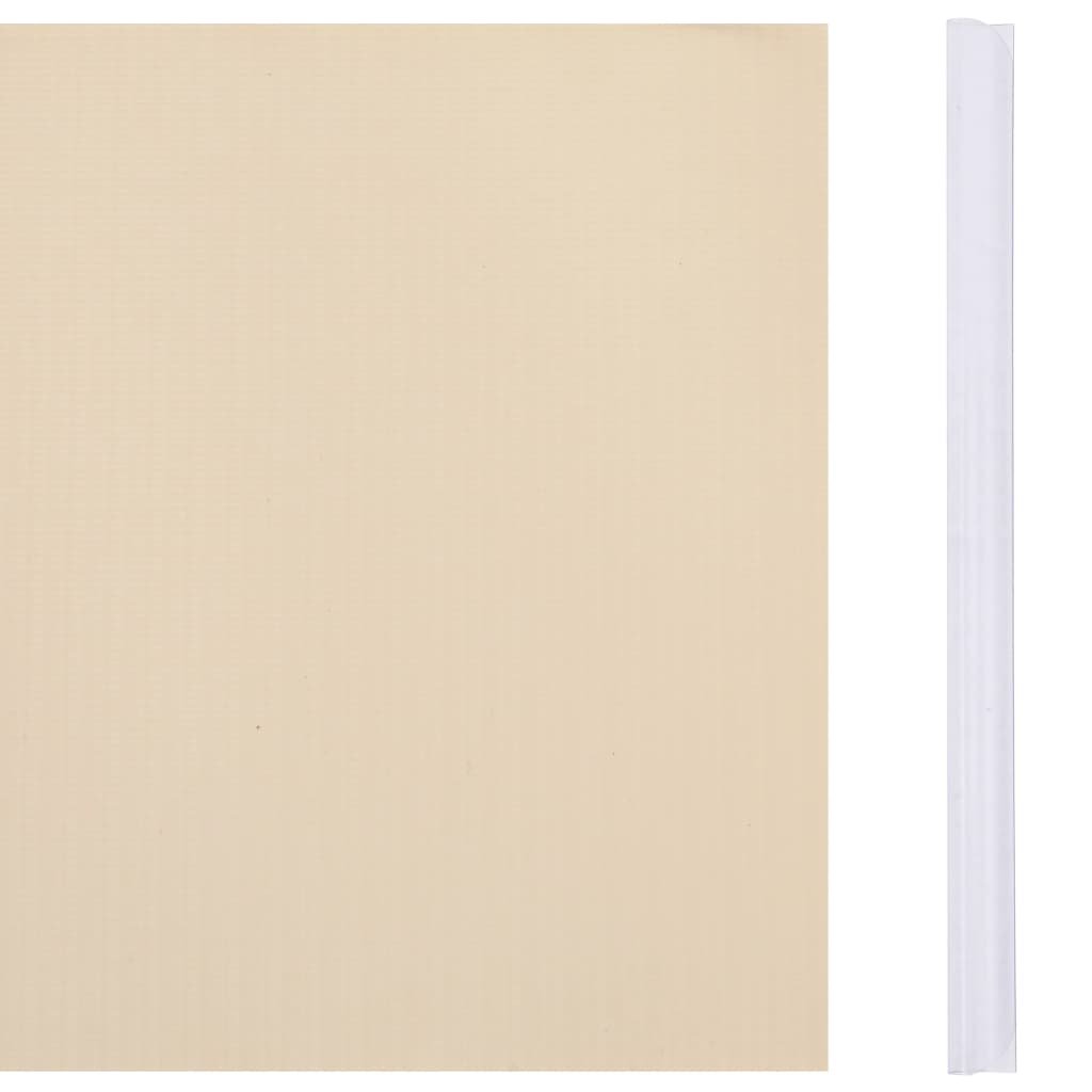vidaXL Panou de intimitate grădină, crem, 35 x 0,19 m, PVC vidaXL Panou de intimitate grădină, crem, 35 x 0,19 m, PVC