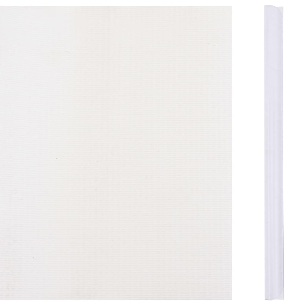 vidaXL Panou de intimitate grădină, alb, 35 x 0,19 m, PVC vidaXL Panou de intimitate grădină, alb, 35 x 0,19 m, PVC