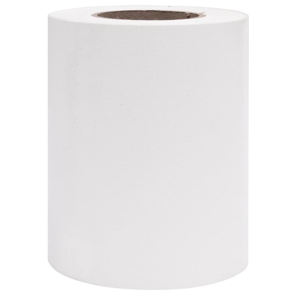 vidaXL Panou de intimitate grădină, alb, 35 x 0,19 m, PVC vidaXL Panou de intimitate grădină, alb, 35 x 0,19 m, PVC