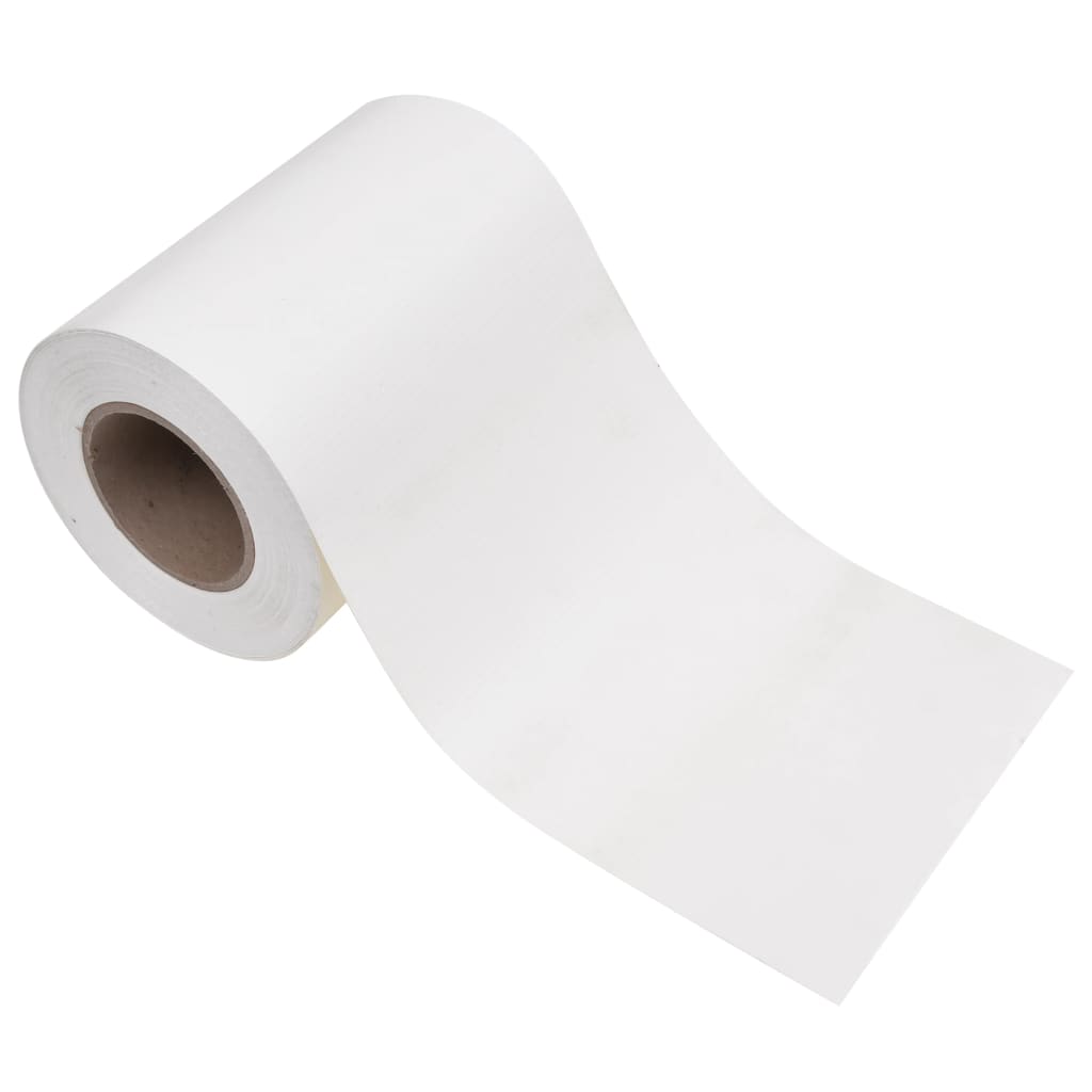 vidaXL Panou de intimitate grădină, alb, 35 x 0,19 m, PVC vidaXL Panou de intimitate grădină, alb, 35 x 0,19 m, PVC