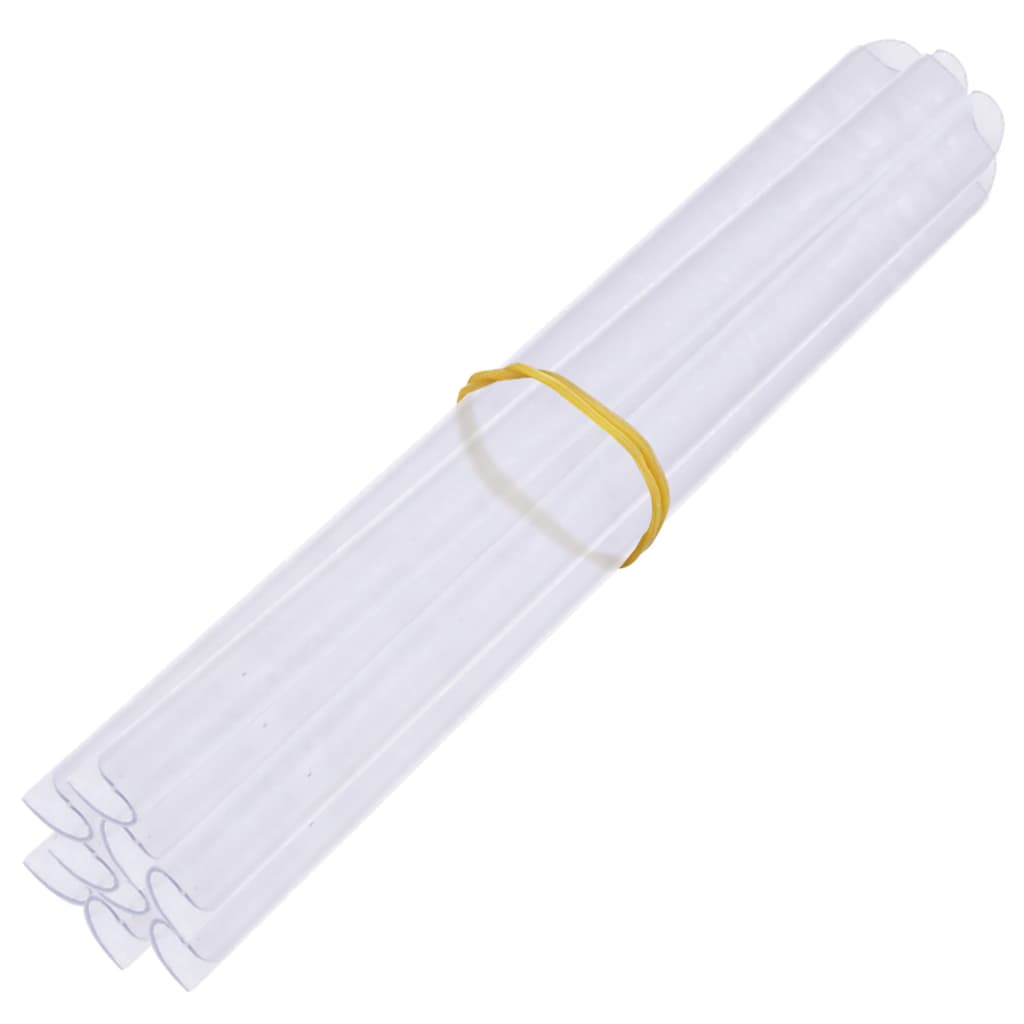 vidaXL Panou de intimitate grădină, alb, 35 x 0,19 m, PVC vidaXL Panou de intimitate grădină, alb, 35 x 0,19 m, PVC