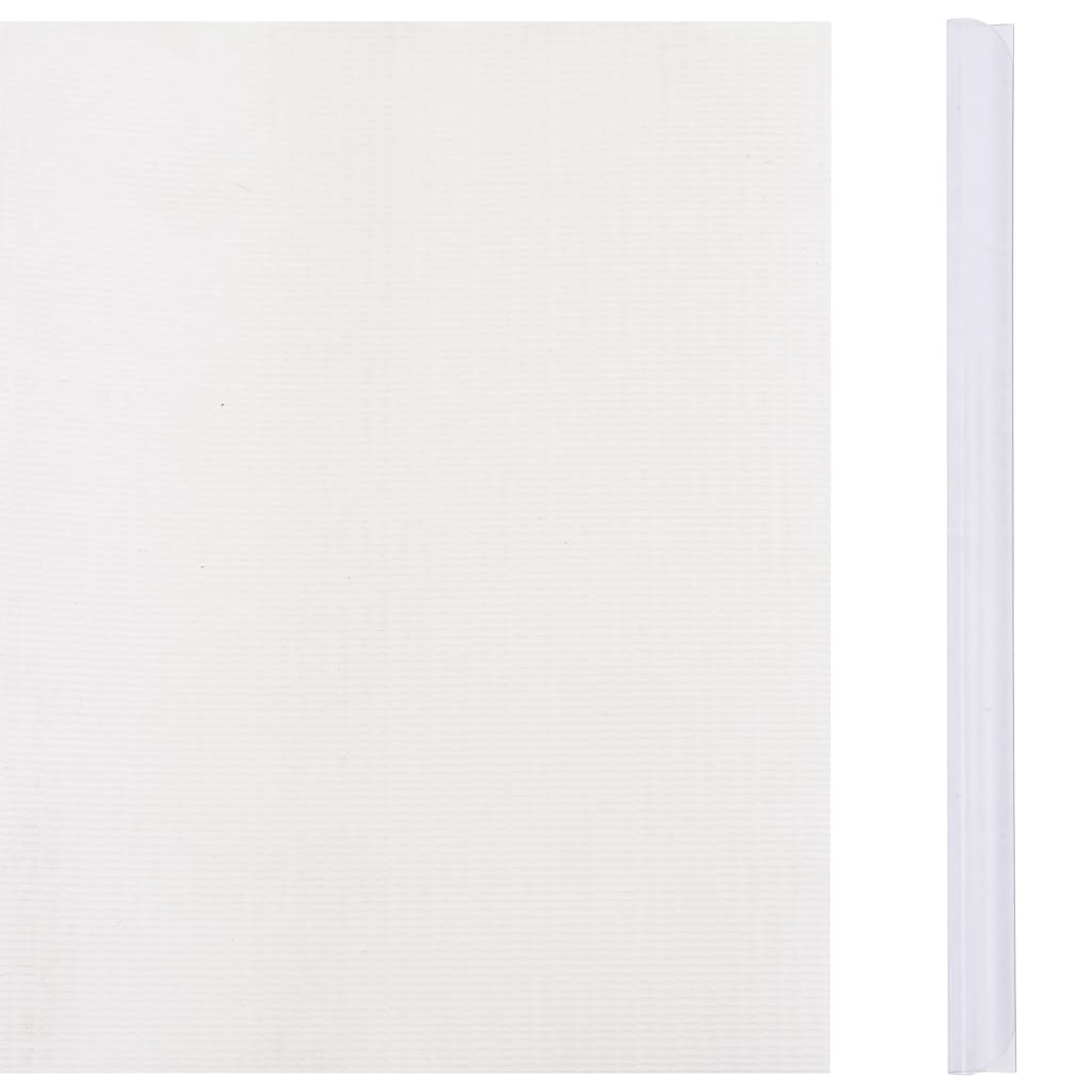 vidaXL Panou de intimitate grădină, alb, 70 x 0,19 m, PVC vidaXL Panou de intimitate grădină, alb, 70 x 0,19 m, PVC