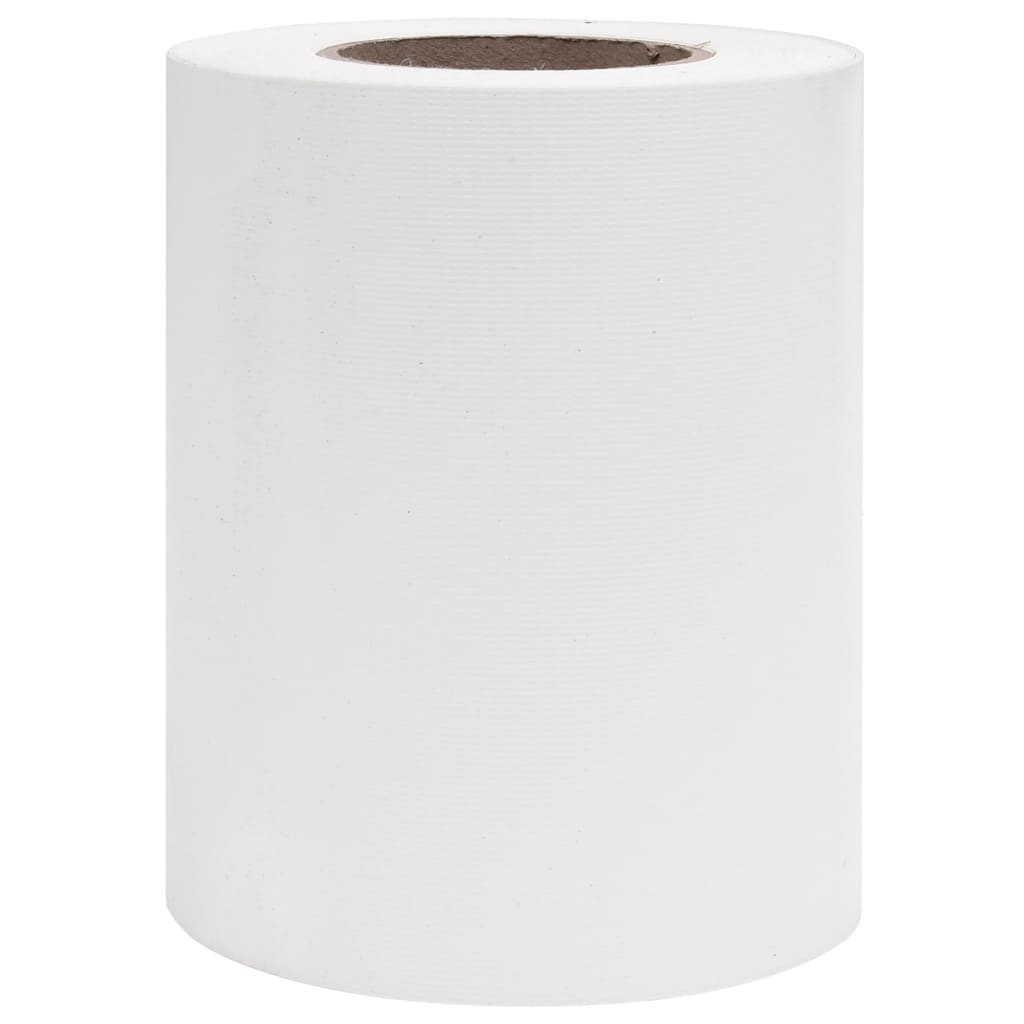 vidaXL Panou de intimitate grădină, alb, 70 x 0,19 m, PVC vidaXL Panou de intimitate grădină, alb, 70 x 0,19 m, PVC