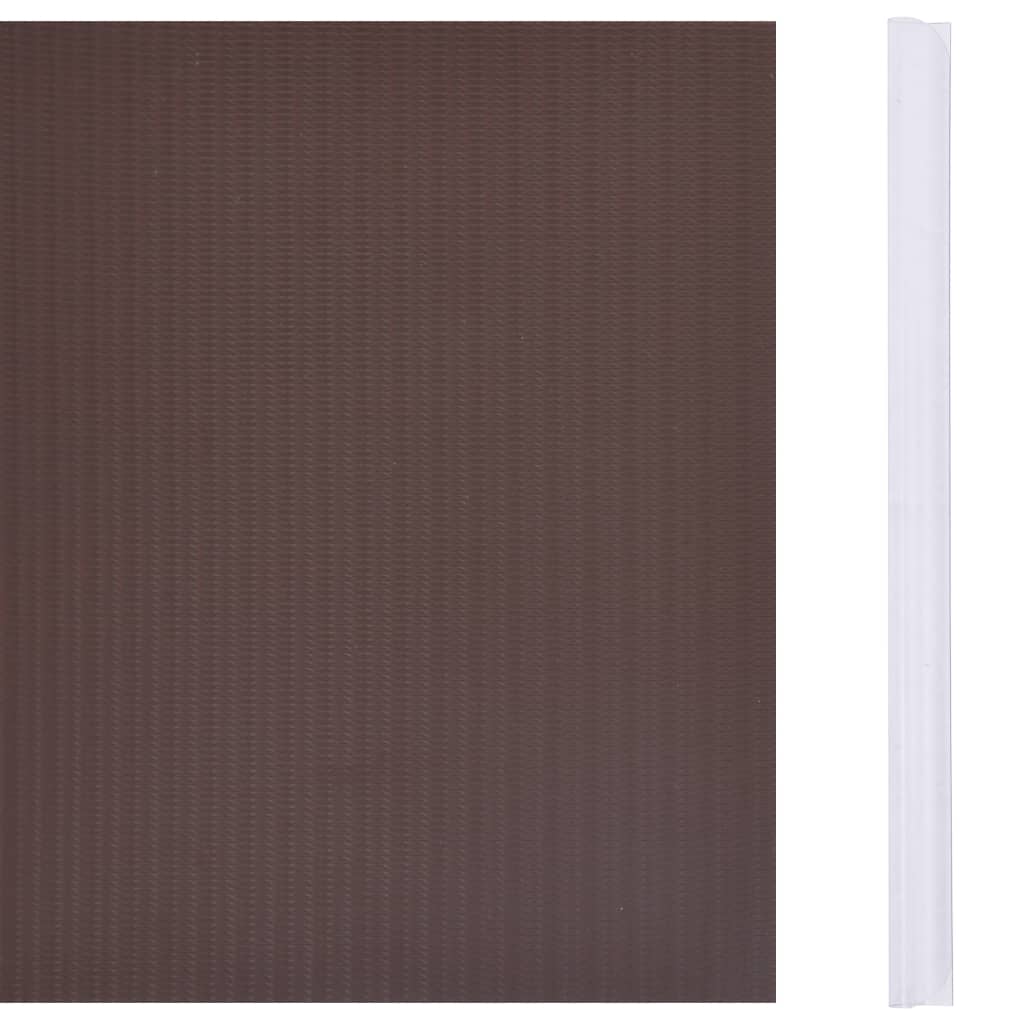 vidaXL Panou de intimitate grădină, maro, 35x0,19 m, PVC vidaXL Panou de intimitate grădină, maro, 35x0,19 m, PVC
