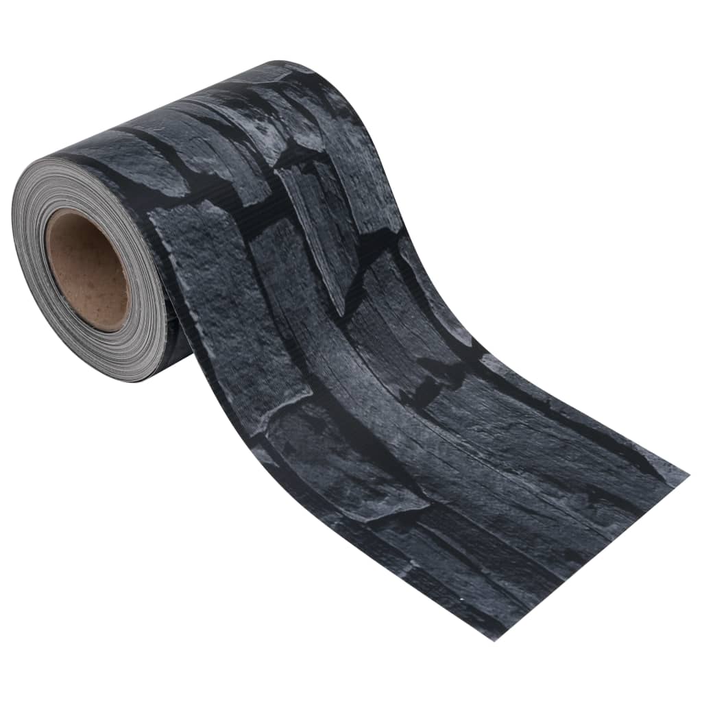 vidaXL Panou intimitate grădină, gri, 35 x 0,19 m, PVC, aspect piatră vidaXL Panou intimitate grădină, gri, 35 x 0,19 m, PVC, aspect piatră