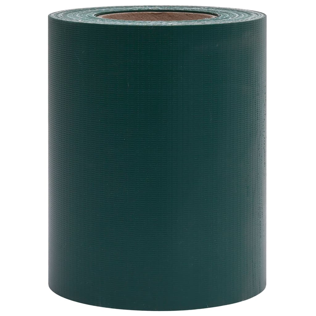vidaXL Panou de intimitate grădină, verde mat, 35 x 0,19 m, PVC