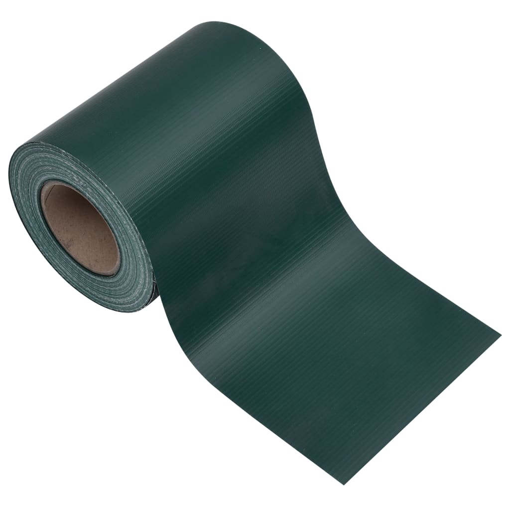 vidaXL Panou de intimitate grădină, verde mat, 35 x 0,19 m, PVC