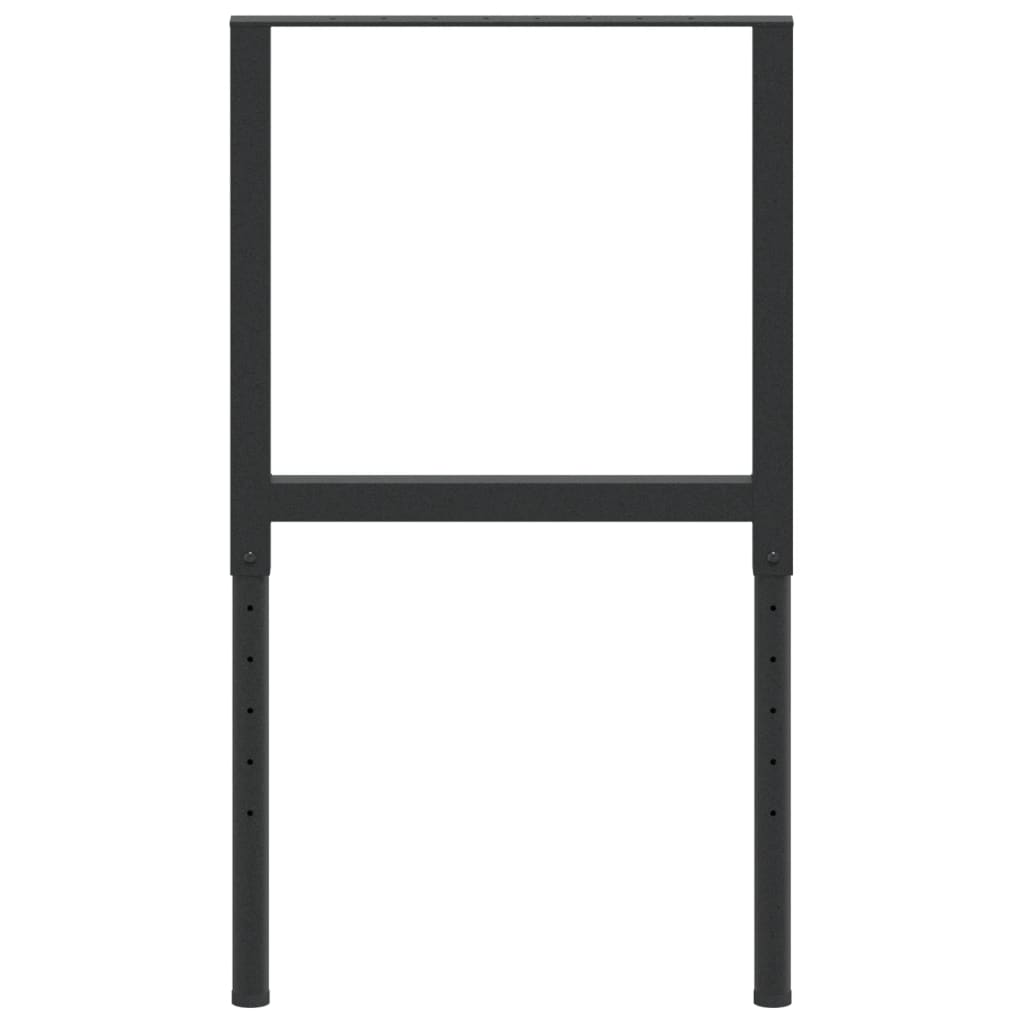vidaXL Cadre banc lucru reglabile 2 buc. negru 55x(69-95,5) cm metal vidaXL Cadre banc lucru reglabile 2 buc. negru 55x(69-95,5) cm metal