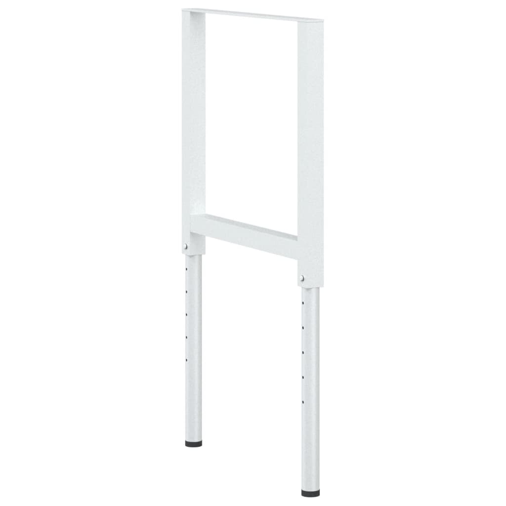 vidaXL Cadre banc lucru reglabile, 2 buc., gri, 55x(69-95,5) cm, metal vidaXL Cadre banc lucru reglabile, 2 buc., gri, 55x(69-95,5) cm, metal