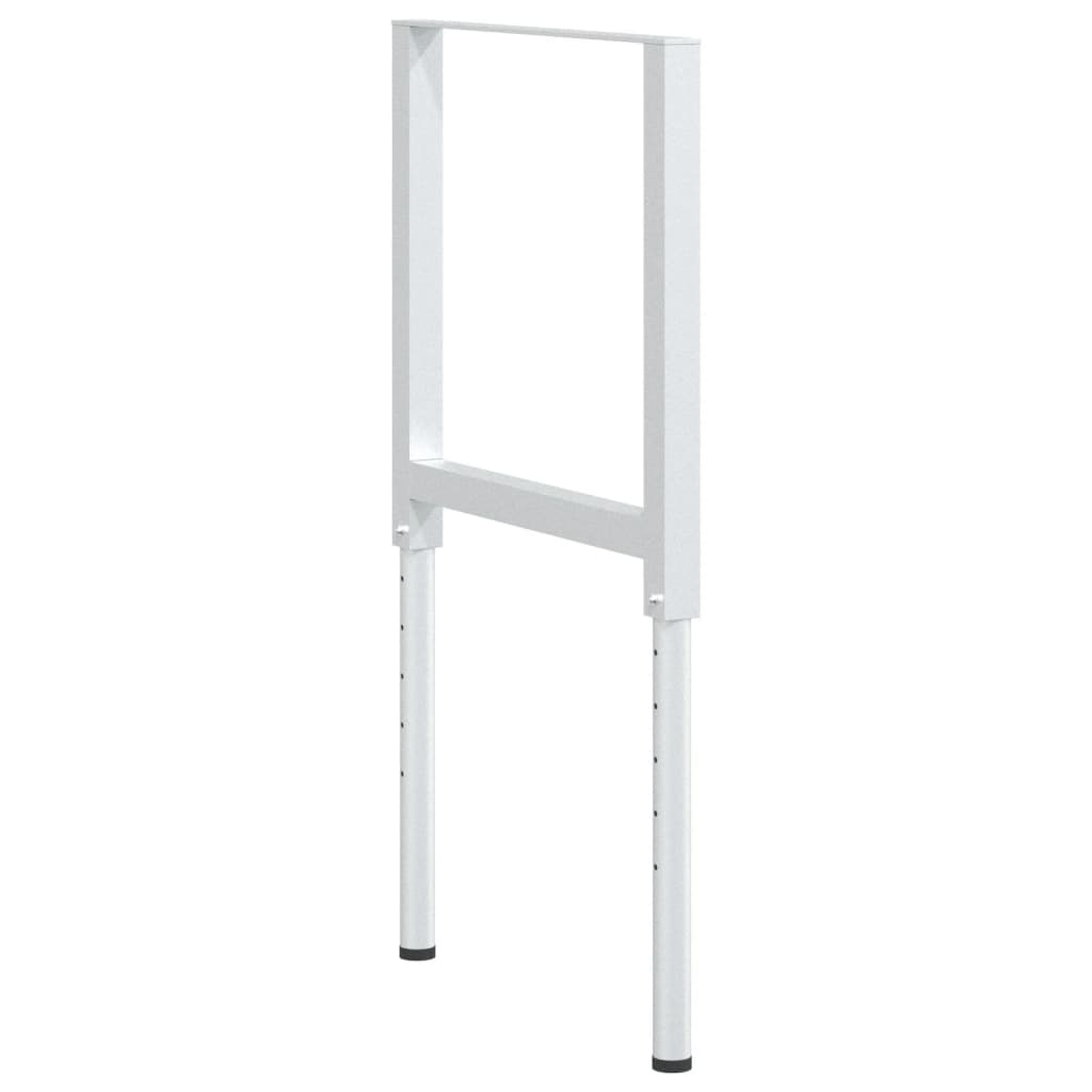 vidaXL Cadre banc lucru reglabile, 2 buc., gri, 55x(69-95,5) cm, metal vidaXL Cadre banc lucru reglabile, 2 buc., gri, 55x(69-95,5) cm, metal
