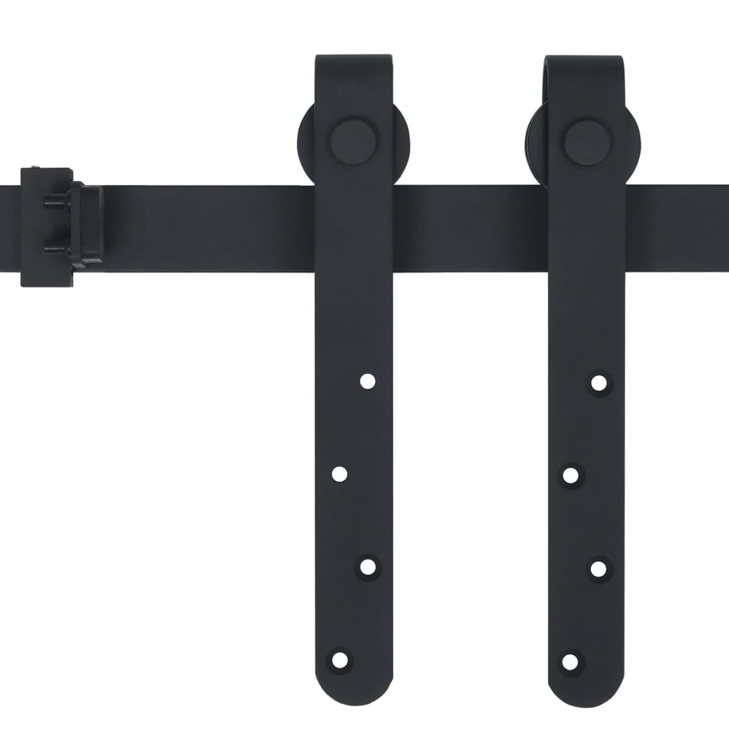 vidaXL Set glisare ușă mini pentru dulap, oțel carbon, 200 cm vidaXL Set glisare ușă mini pentru dulap, oțel carbon, 200 cm