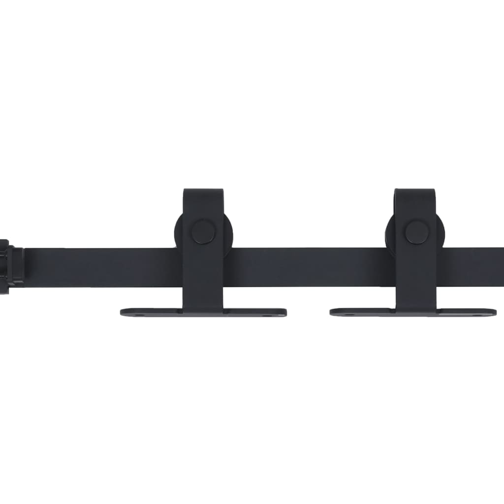 vidaXL Set glisare ușă mini pentru dulap, oțel carbon, 183 cm vidaXL Set glisare ușă mini pentru dulap, oțel carbon, 183 cm