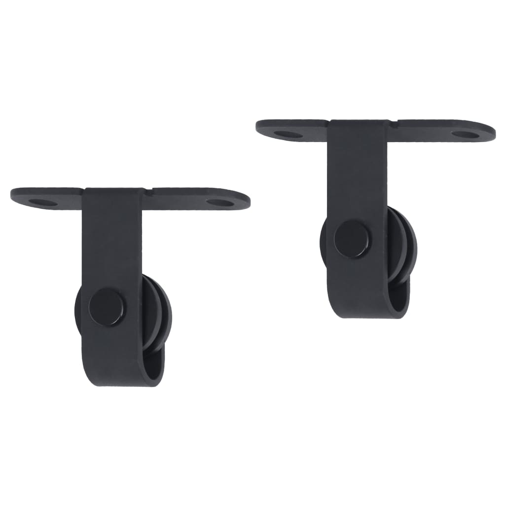 vidaXL Set glisare ușă mini pentru dulap, oțel carbon, 183 cm vidaXL Set glisare ușă mini pentru dulap, oțel carbon, 183 cm