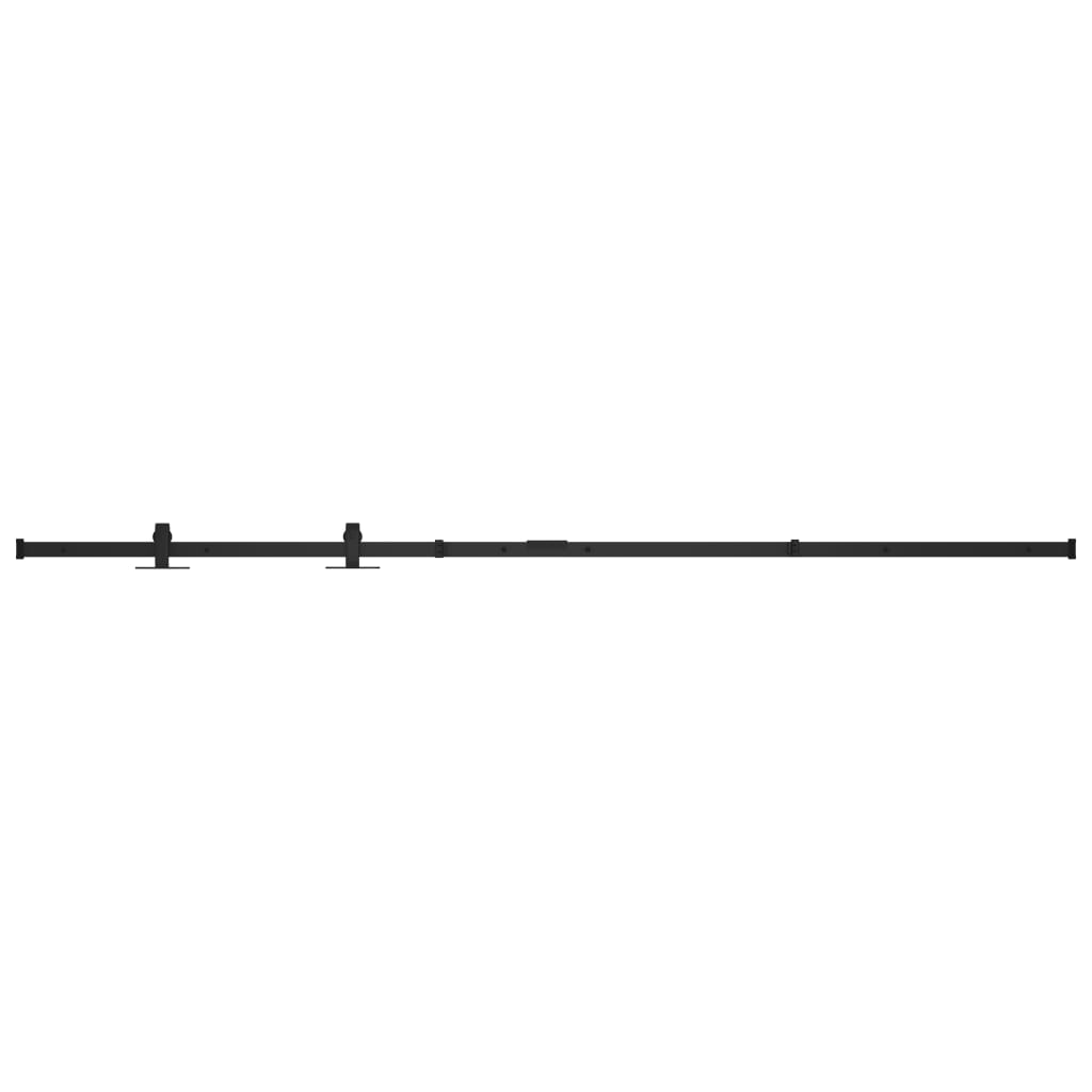 vidaXL Set glisare ușă mini pentru dulap, oțel carbon, 200 cm vidaXL Set glisare ușă mini pentru dulap, oțel carbon, 200 cm