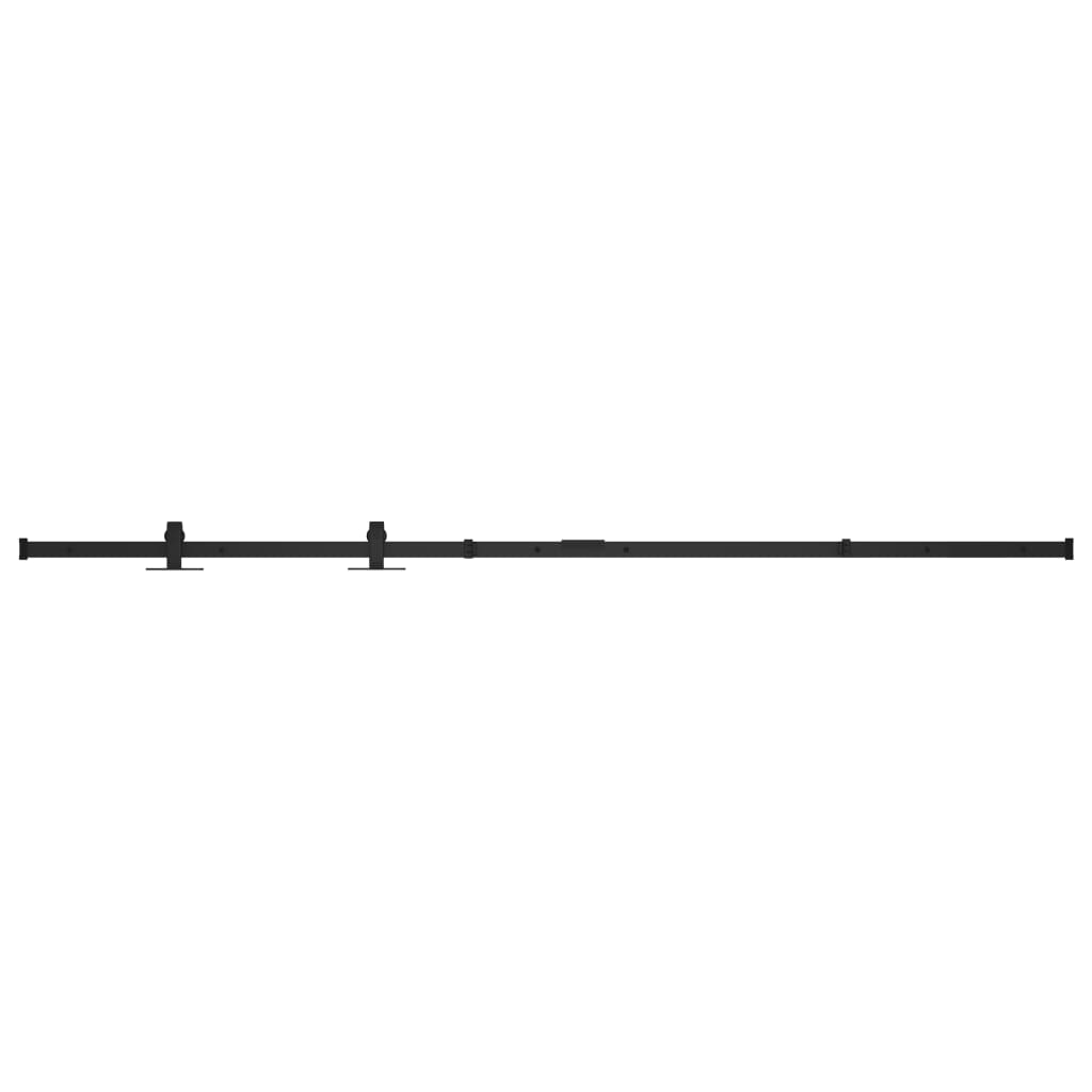 vidaXL Set glisare ușă mini pentru dulap, oțel carbon, 152 cm vidaXL Set glisare ușă mini pentru dulap, oțel carbon, 152 cm