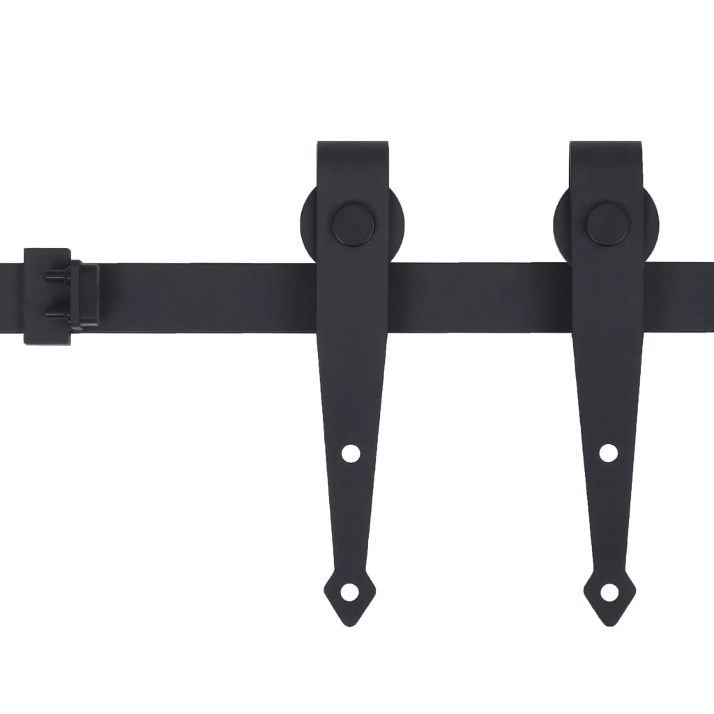 vidaXL Set glisare ușă mini pentru dulap, oțel carbon, 200 cm vidaXL Set glisare ușă mini pentru dulap, oțel carbon, 200 cm