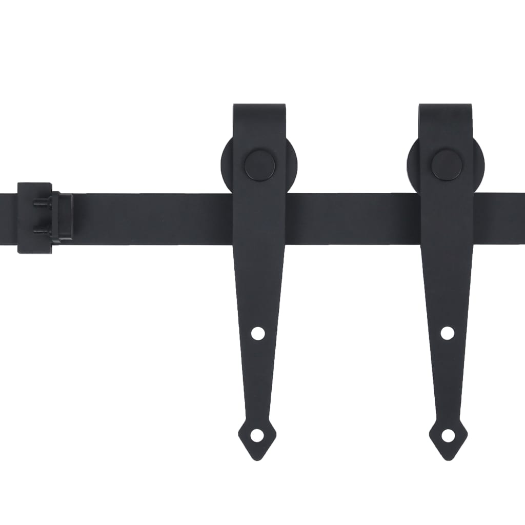 vidaXL Set glisare ușă mini pentru dulap, oțel carbon, 152 cm vidaXL Set glisare ușă mini pentru dulap, oțel carbon, 152 cm