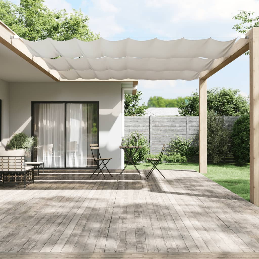 vidaXL Copertină verticală, alb, 140x420 cm, țesătură Oxford vidaXL Copertină verticală, alb, 140x420 cm, țesătură Oxford