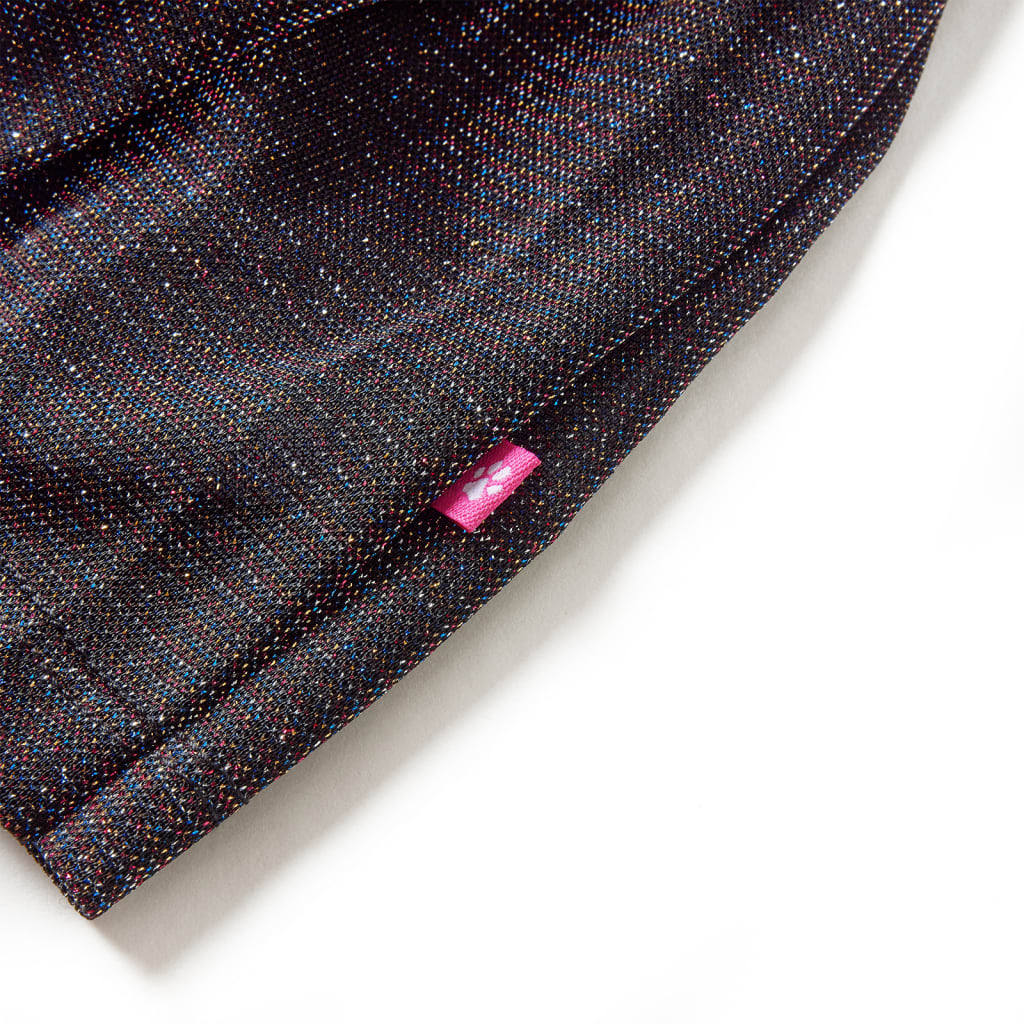 Fusta plisată pentru copii cu sclipici, roșu, 116