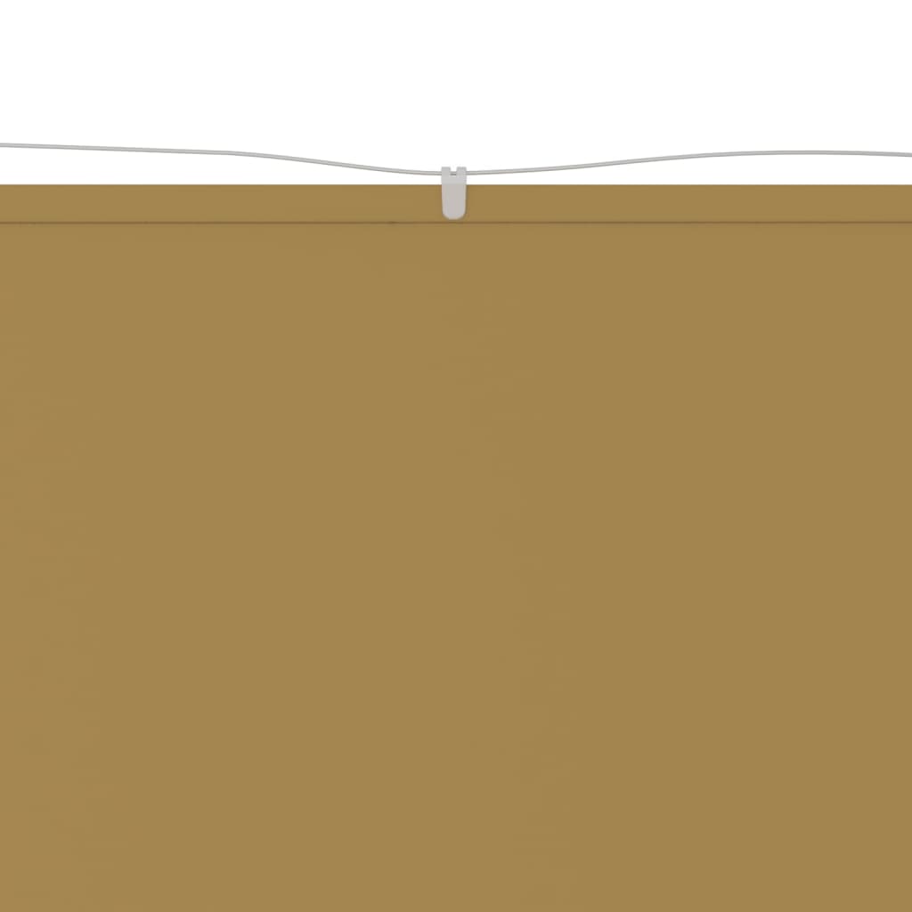 vidaXL Copertină verticală, bej, 100x1200 cm, țesătură Oxford