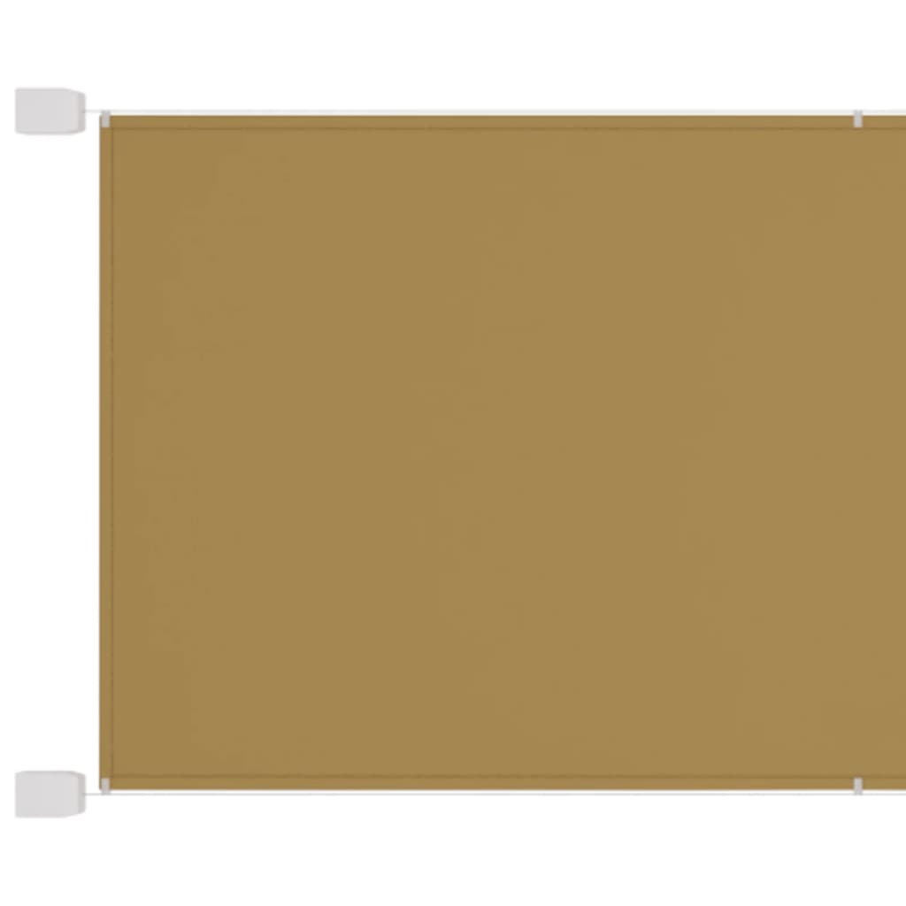 vidaXL Copertină verticală, bej, 140x600 cm, țesătură Oxford vidaXL Copertină verticală, bej, 140x600 cm, țesătură Oxford