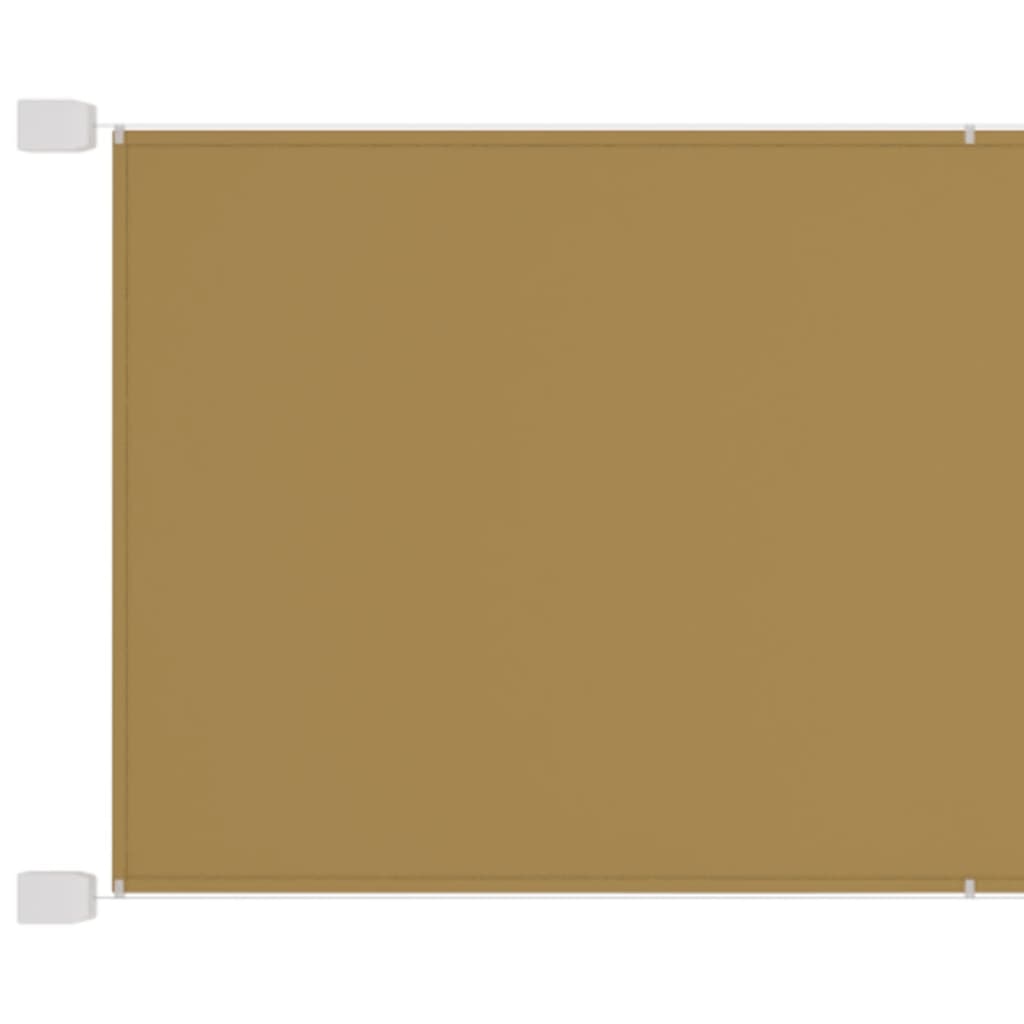 vidaXL Copertină verticală, bej, 140x800 cm, țesătură Oxford vidaXL Copertină verticală, bej, 140x800 cm, țesătură Oxford