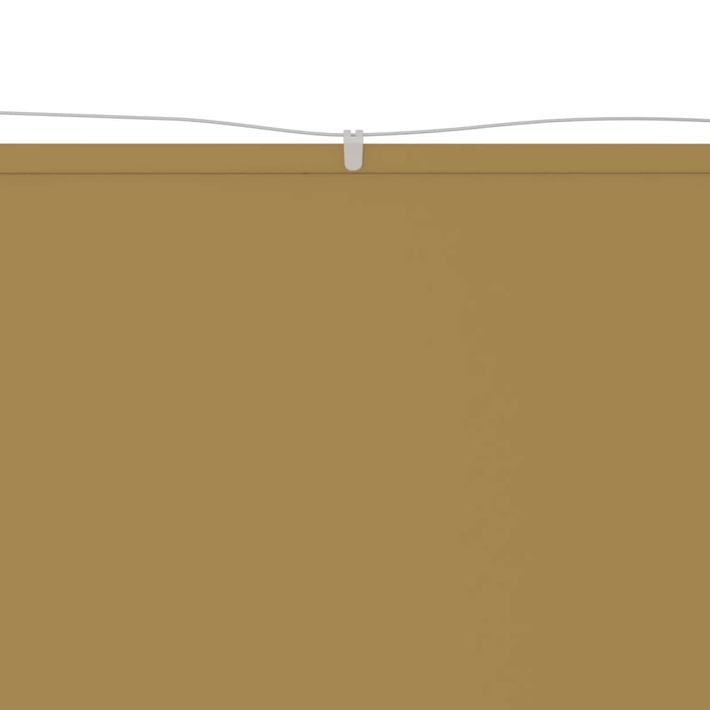 vidaXL Copertină verticală, bej, 140x800 cm, țesătură Oxford vidaXL Copertină verticală, bej, 140x800 cm, țesătură Oxford