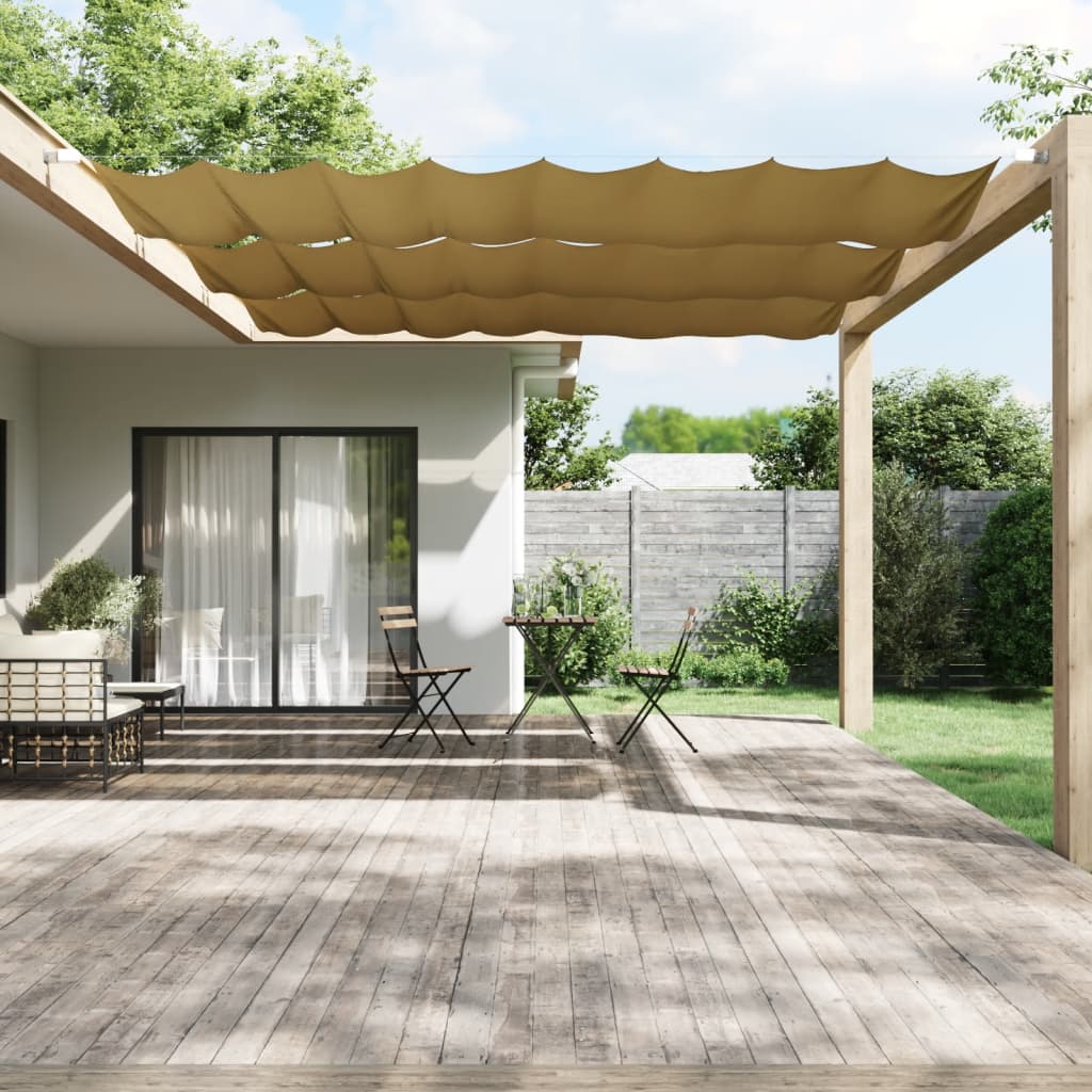 vidaXL Copertină verticală, bej, 140x1000 cm, țesătură Oxford vidaXL Copertină verticală, bej, 140x1000 cm, țesătură Oxford