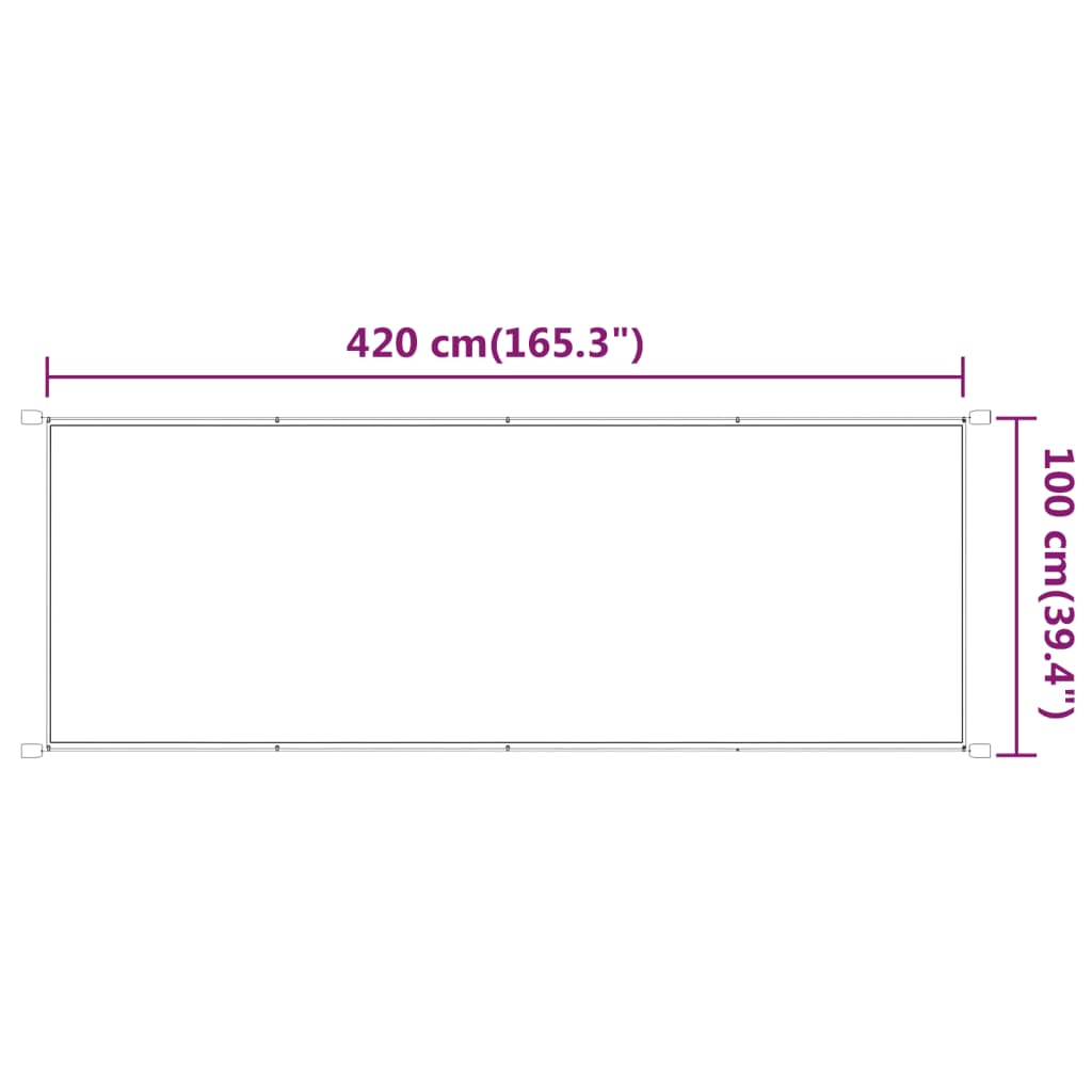 vidaXL Copertină verticală, verde deschis, 60x600 cm, țesătură Oxford vidaXL Copertină verticală, verde deschis, 60x600 cm, țesătură Oxford