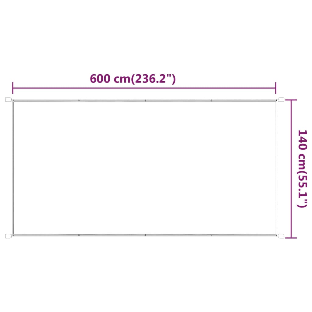 vidaXL Copertină verticală,verde deschis, 140x600 cm, țesătură Oxford vidaXL Copertină verticală,verde deschis, 140x600 cm, țesătură Oxford