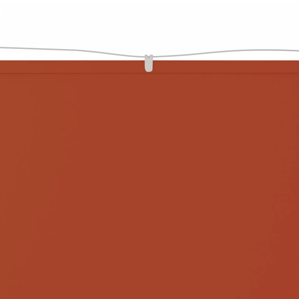 vidaXL Copertină verticală, teracotă, 60x360 cm, țesătură Oxford vidaXL Copertină verticală, teracotă, 60x360 cm, țesătură Oxford