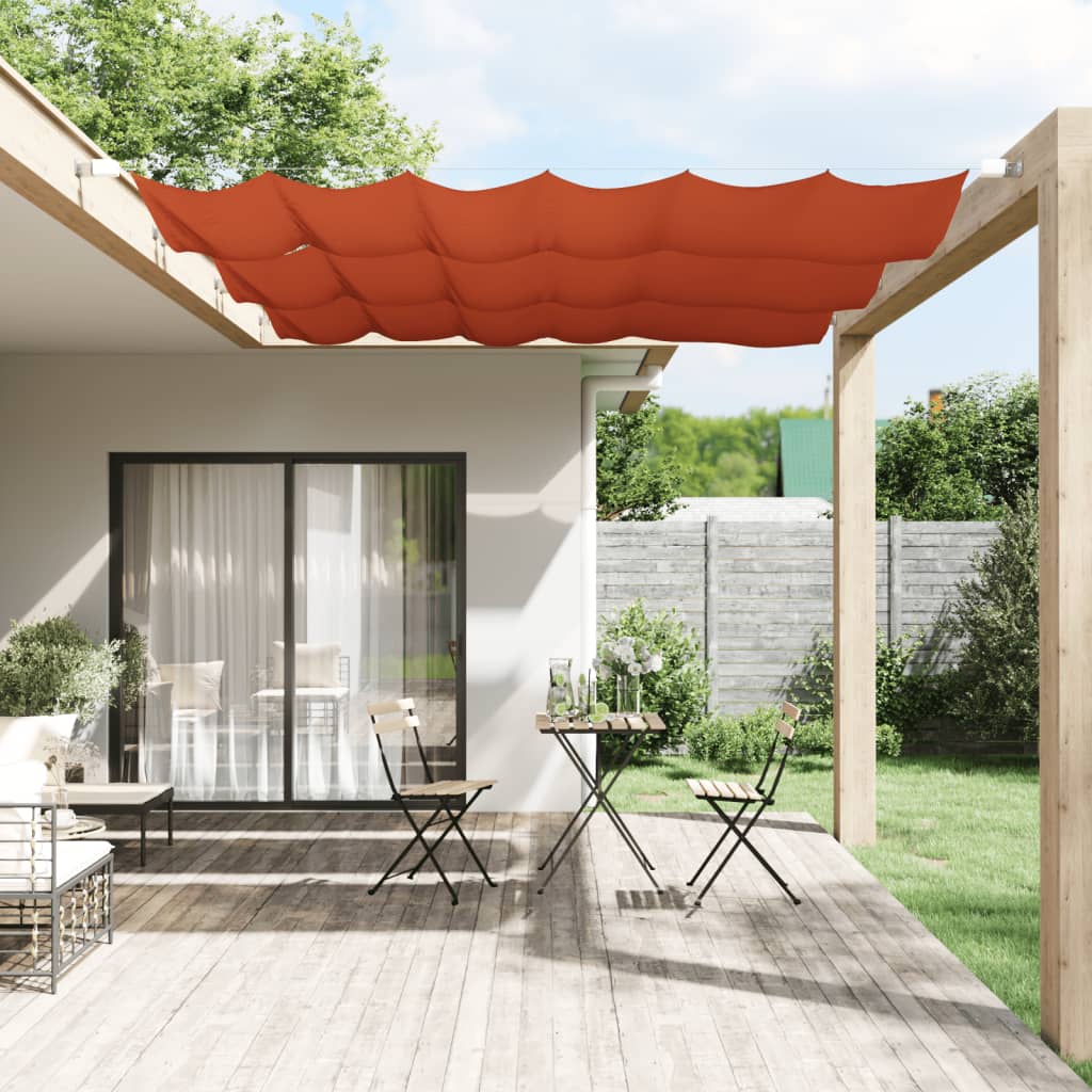 vidaXL Copertină verticală, teracotă, 60x360 cm, țesătură Oxford vidaXL Copertină verticală, teracotă, 60x360 cm, țesătură Oxford