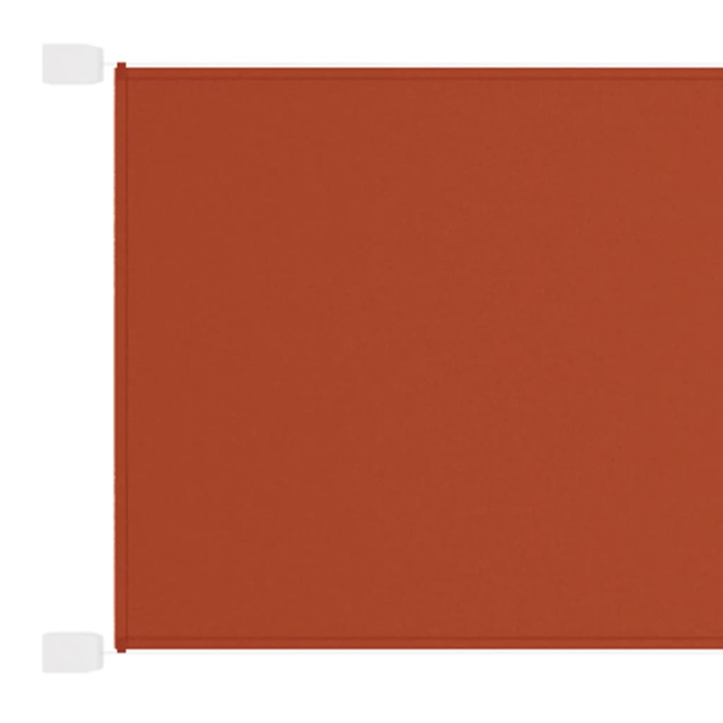 vidaXL Copertină verticală, teracotă, 60x420 cm, țesătură Oxford vidaXL Copertină verticală, teracotă, 60x420 cm, țesătură Oxford