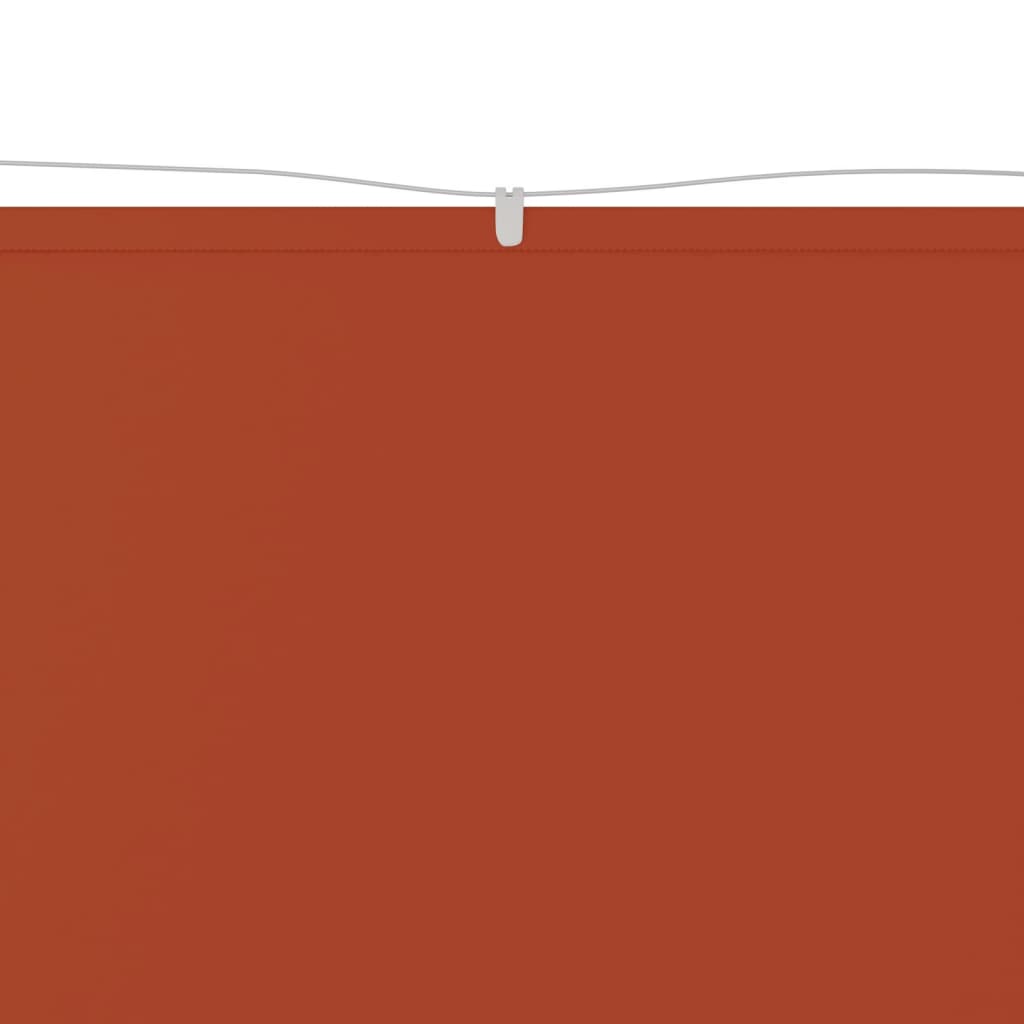 vidaXL Copertină verticală, teracotă, 60x600 cm, țesătură Oxford vidaXL Copertină verticală, teracotă, 60x600 cm, țesătură Oxford