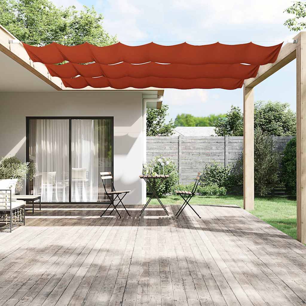 vidaXL Copertină verticală, teracotă, 60x600 cm, țesătură Oxford vidaXL Copertină verticală, teracotă, 60x600 cm, țesătură Oxford