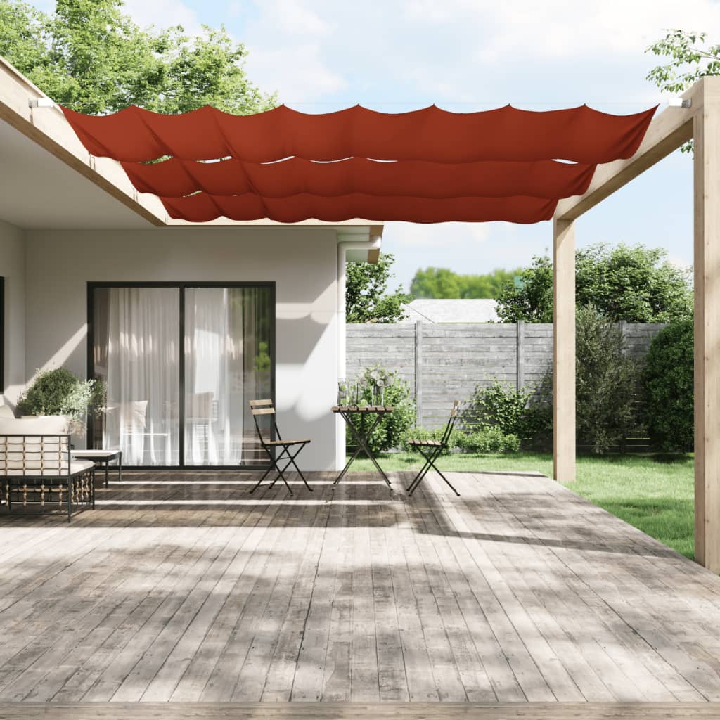 vidaXL Copertină verticală, teracotă, 140x420 cm, țesătură Oxford vidaXL Copertină verticală, teracotă, 140x420 cm, țesătură Oxford