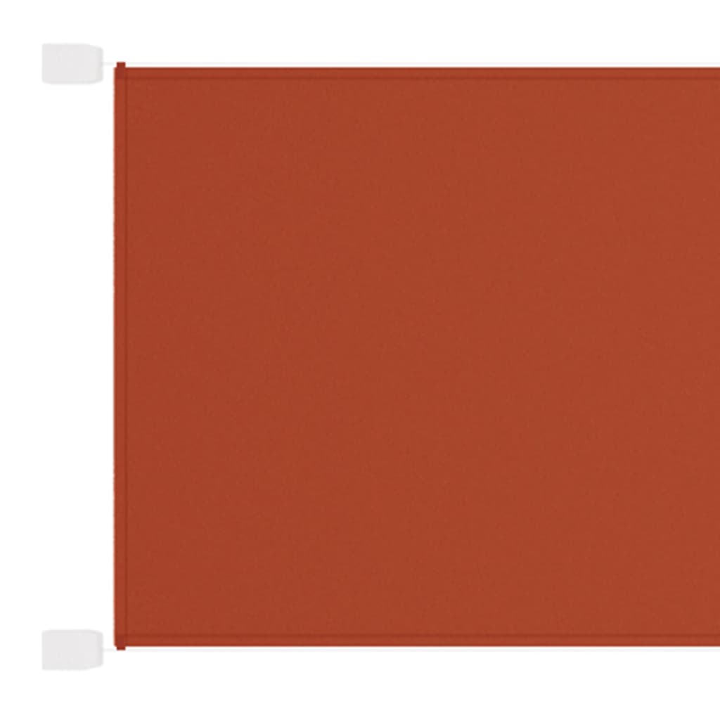 vidaXL Copertină verticală, teracotă, 140x800 cm, țesătură Oxford