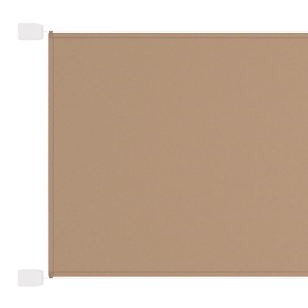 vidaXL Copertină verticală, gri taupe, 140x800 cm, țesătură oxford vidaXL Copertină verticală, gri taupe, 140x800 cm, țesătură oxford