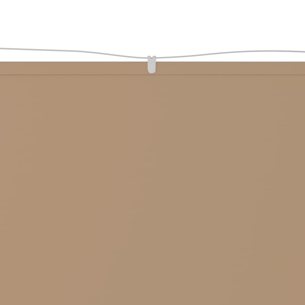 vidaXL Copertină verticală, gri taupe, 140x800 cm, țesătură oxford vidaXL Copertină verticală, gri taupe, 140x800 cm, țesătură oxford