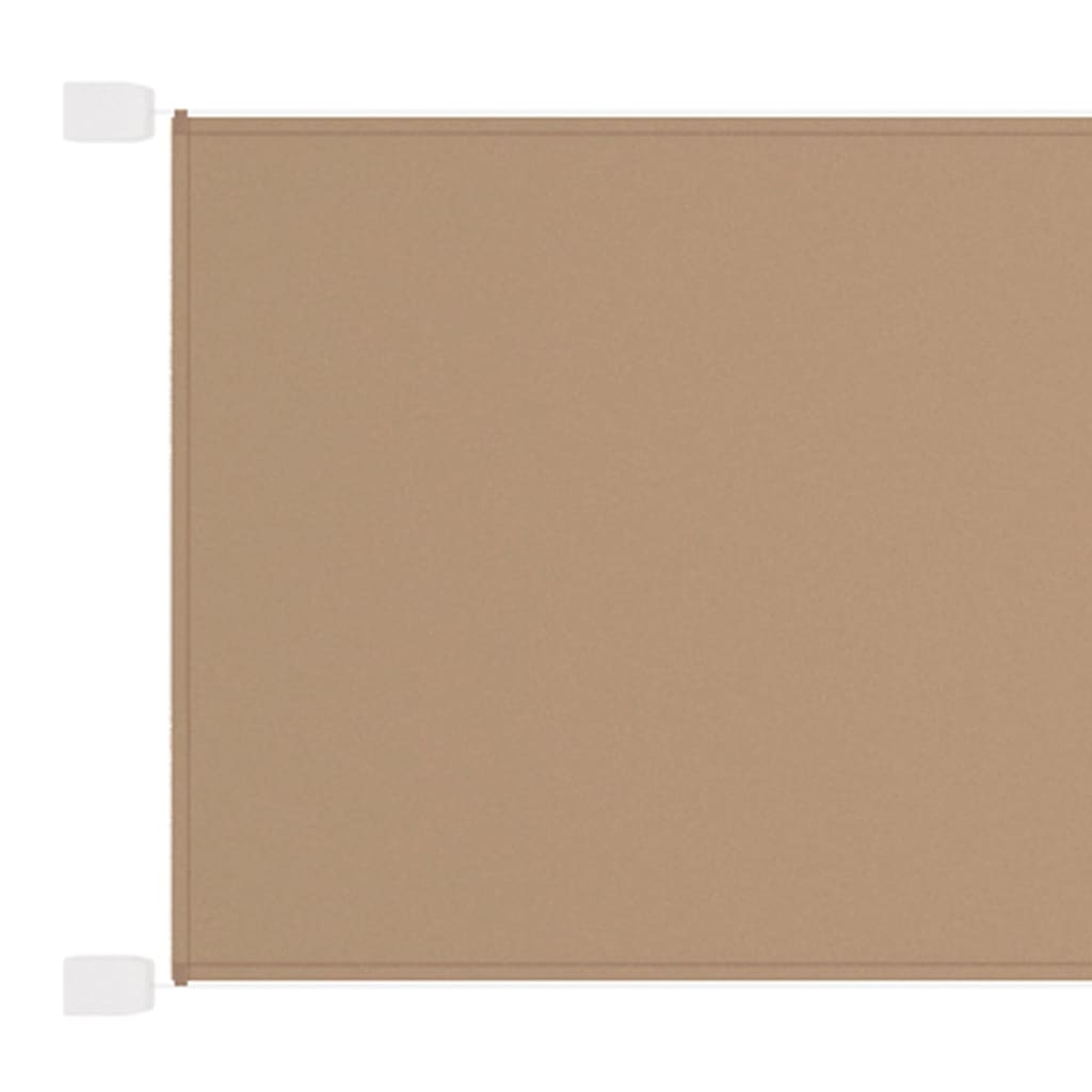 vidaXL Copertină verticală, gri taupe, 180x1000 cm, țesătură oxford vidaXL Copertină verticală, gri taupe, 180x1000 cm, țesătură oxford