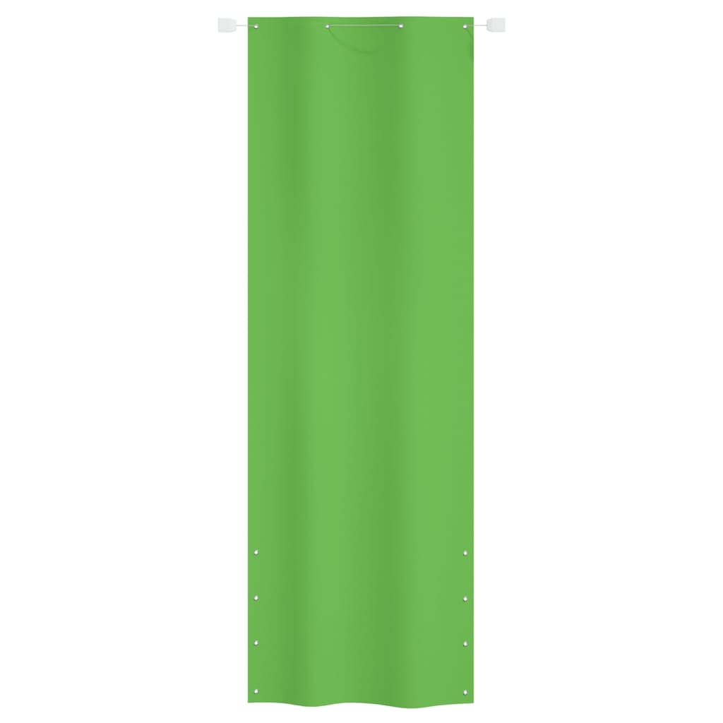 vidaXL Paravan de balcon, verde deschis, 80x240 cm, țesătură oxford vidaXL Paravan de balcon, verde deschis, 80x240 cm, țesătură oxford
