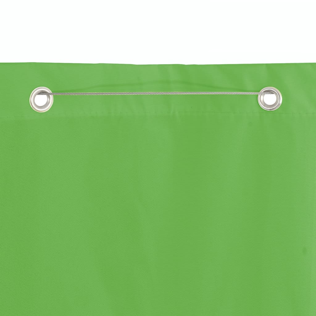 vidaXL Paravan de balcon, verde deschis, 80x240 cm, țesătură oxford vidaXL Paravan de balcon, verde deschis, 80x240 cm, țesătură oxford