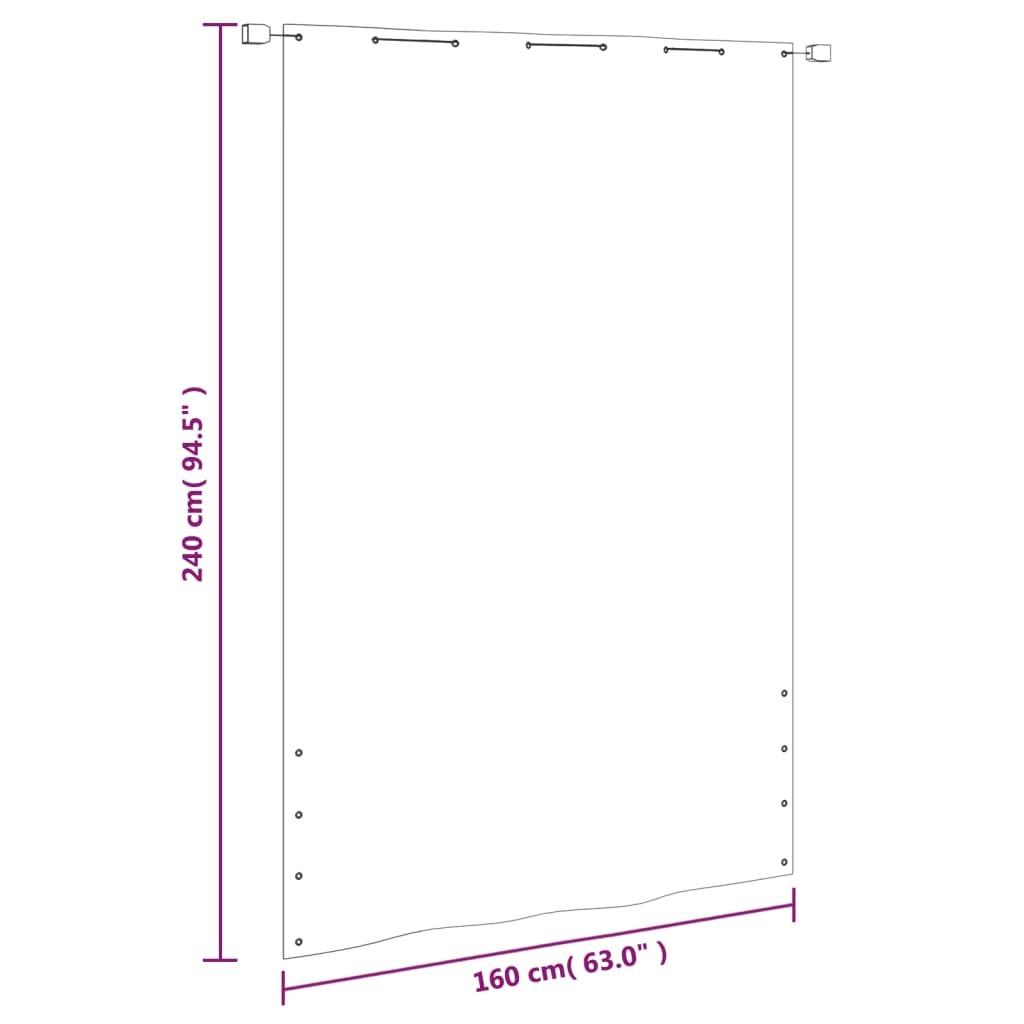 vidaXL Paravan de balcon, verde deschis, 160x240 cm, țesătură oxford vidaXL Paravan de balcon, verde deschis, 160x240 cm, țesătură oxford