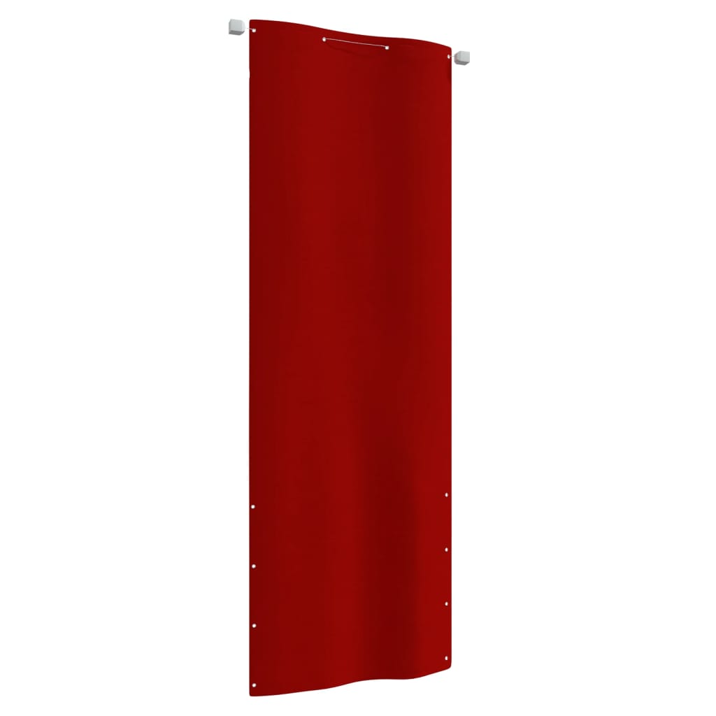 vidaXL Paravan de balcon, roșu, 80 x 240 cm, țesătură oxford vidaXL Paravan de balcon, roșu, 80 x 240 cm, țesătură oxford