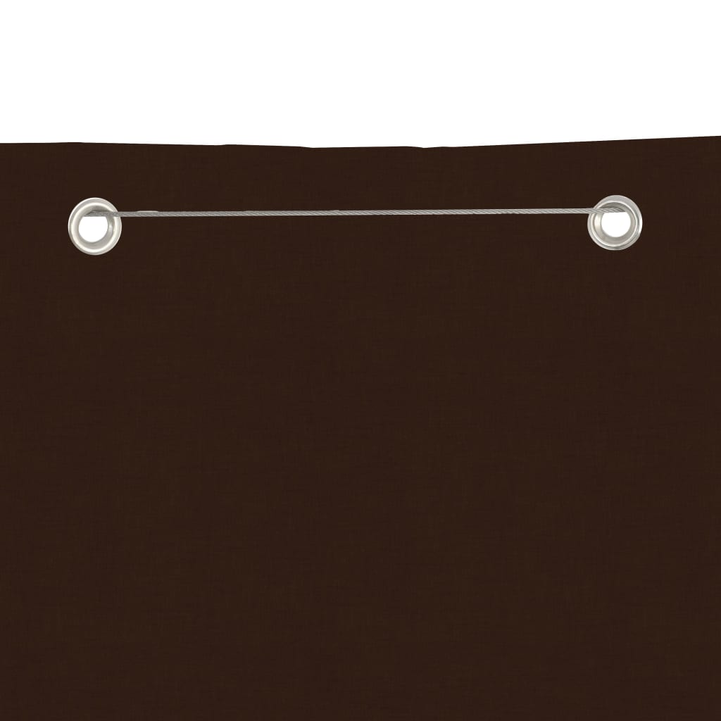 vidaXL Paravan de balcon, maro, 80 x 240 cm, țesătură oxford