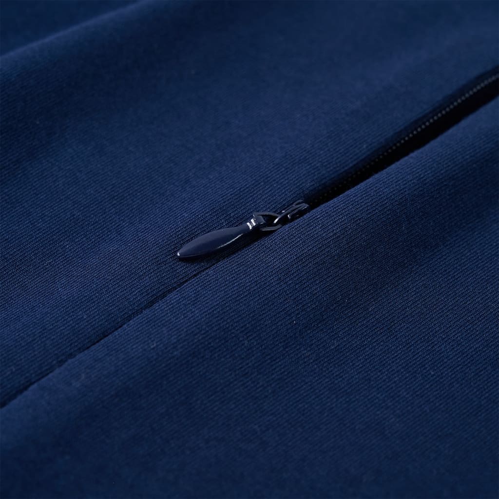 Rochie cu mâneci lungi pentru copii, bleumarin, 140