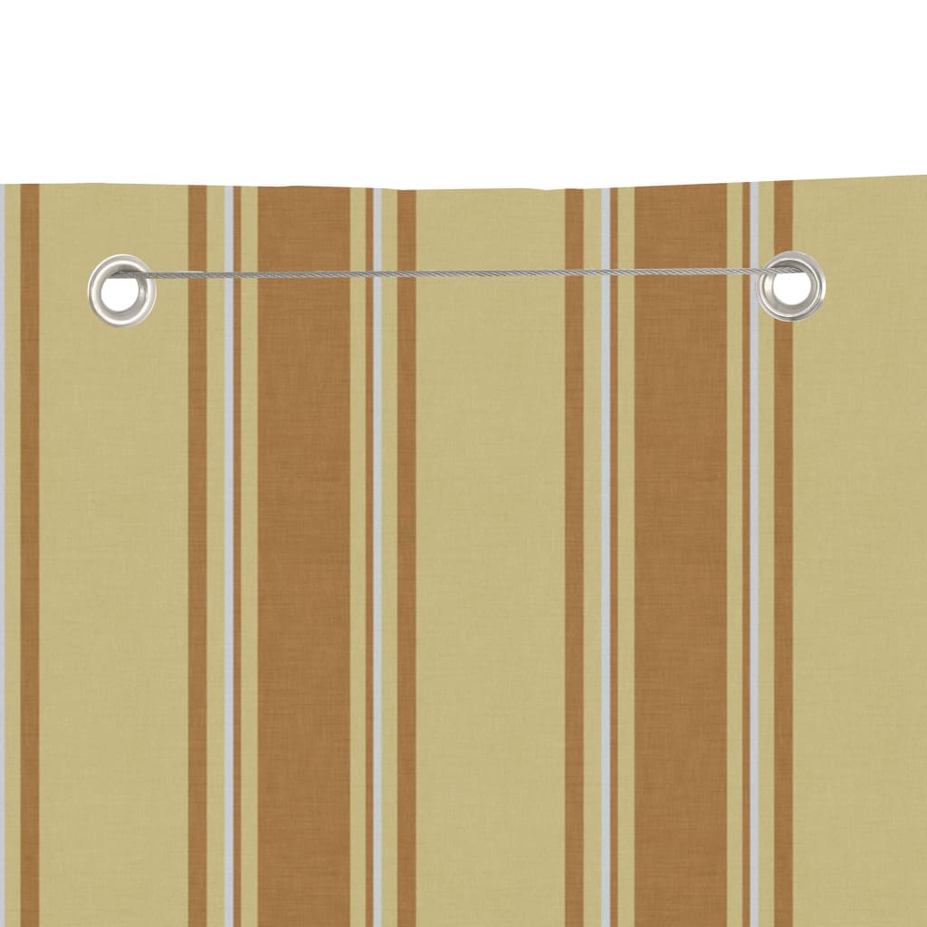 vidaXL Paravan de balcon, galben/portocaliu,140x240 cm,țesătură oxford